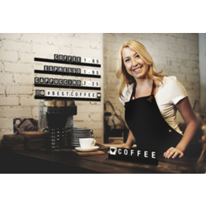 Securit Etagère lettres LETTER SHELF, bois noir