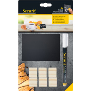 Securit Ardoise + support TEAK, en kit