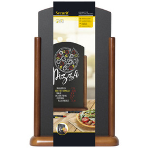 Securit Ardoise de table TOP, grand, brun foncé