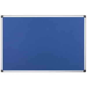 Bi-Office Tableau en feutre 'Maya', 1.200 x 900 mm, bleu