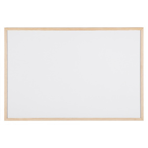 Bi-Office Tableau blanc, cadre en bois, (L)400 x (H)300 mm