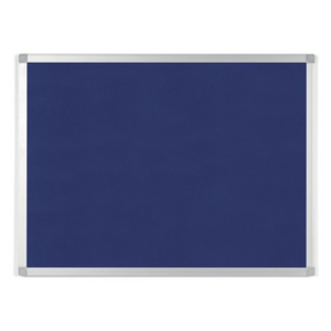 Bi-Office Tableau en feutre AYDA, 900 x 600 mm, bleu