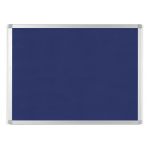 Bi-Office Tableau en feutre AYDA, 1.200 x 900 mm, bleu
