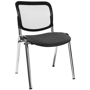 Topstar Chaise de bureau 'Net Point Visit chrom', marron