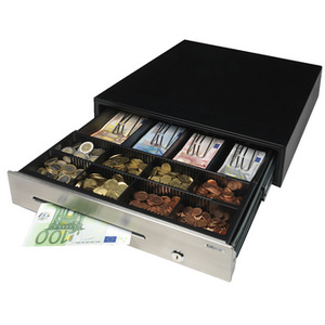 Safescan Tiroir caisse 'HD-4141S Heavy Duty', noir/ argent