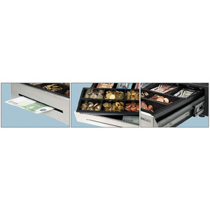 Safescan Tiroir caisse 'HD-4646S Heavy Duty', noir/argent