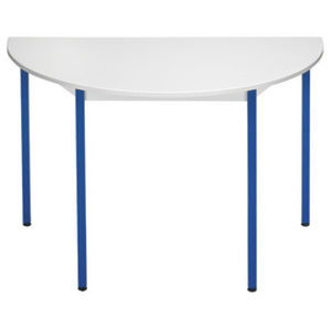 SODEMATUB Table universelle 148RGBL,1400x800,gris clair/bleu