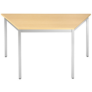 SODEMATUB Table universelle 148RHA, 1400 x 800, hêtre/alu