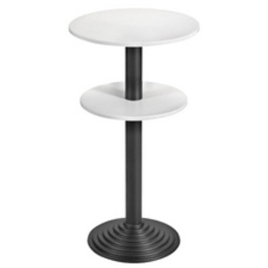 SODEMATUB Guéridon 60001EN, 600 / 500 mm, érable/noir