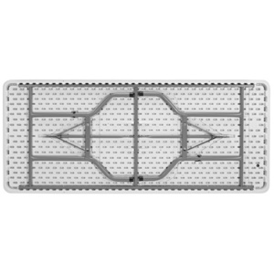 SODEMATUB Table pliante YCZ-183 en plastique, gris clair