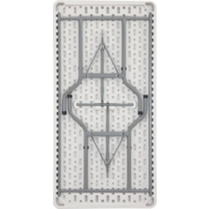 SODEMATUB Banc pliant en plastique, gris clair