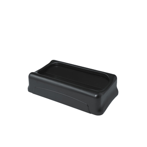 Rubbermaid Couvercle basculant Slim Jim, noir