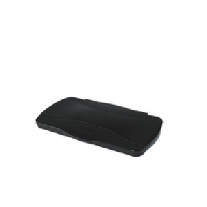 Rubbermaid Couvercle basculant Slim Jim, gris