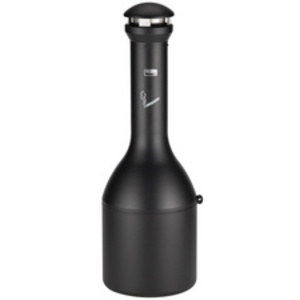 Rubbermaid Cendrier sur pied Infinity Genie, rond, noir
