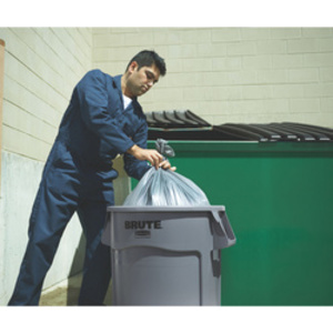 Rubbermaid Collecteur BRUTE 75,7 litres, en PP, jaune