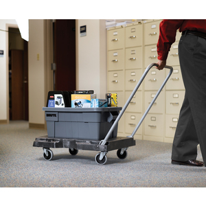 Rubbermaid Chariot de transport Triple, gris