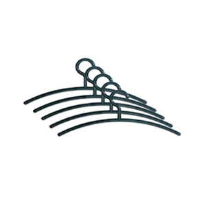 kerkmann Cintre en plastique pour vêtements, noir