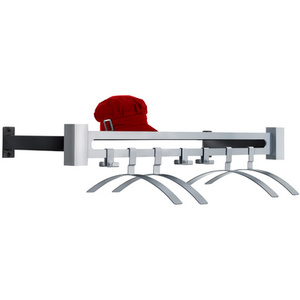 kerkmann Crochets à deux têtes Montana, gris argent