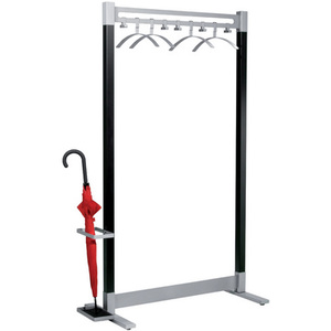 kerkmann Porte-parapluie avec bac d'égouttement, gris argent