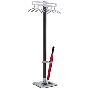 kerkmann Porte-parapluie avec bac d'égouttement, gris argent