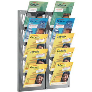 kerkmann Présentoir à prospectus mural NovaX, A4 portrait