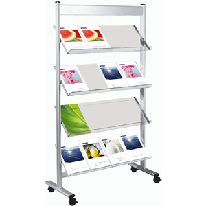 kerkmann Présentoir à brochures Ecoline, 16 compartiments