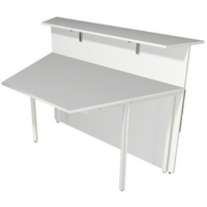 kerkmann Elément de table annexe Atlantis, blanc/verre