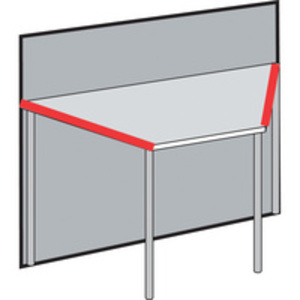 kerkmann Plaque latérale Atlantis pr table/comp., anthracite