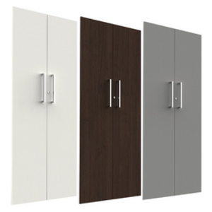 kerkmann Kit de porte pour étagère, 5 hauteurs de classeur