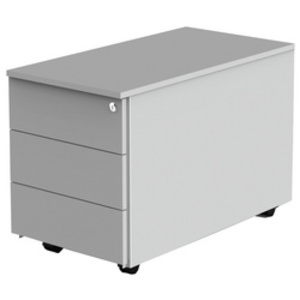 kerkmann Caisson mobile, 3 tiroirs, gris clair