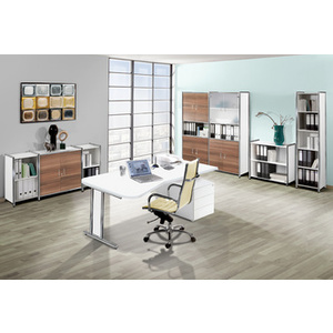 kerkmann Table d'appoint ARTLINE, rond, décor en bois