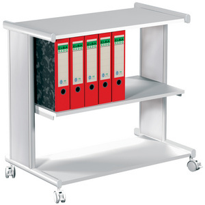 kerkmann Chariot de bureau/chariot à étagères Pragma, gris