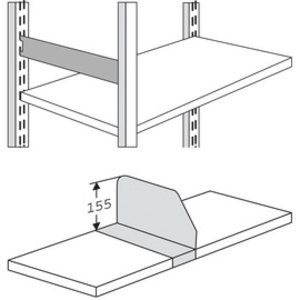 kerkmann Rayonnage de base Progress 500, (H)1.900 mm