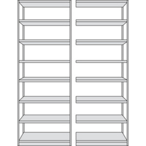 kerkmann Rayonnage annexe Progress 500, (H)2.600 mm