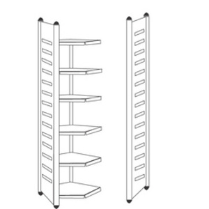 kerkmann Rayonnage de coin 'M2', (L)700 x (H)2.600 mm