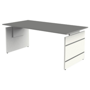 kerkmann Table annexe avec piètement panneau Form 4, wengé