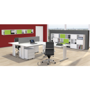 kerkmann Etagère à portes coulissantes, 1 hauteur classeur