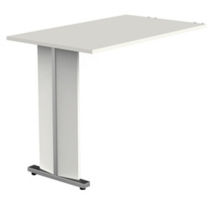 kerkmann Cloison de table, (L)1600 x (P)16 x (H)450 mm