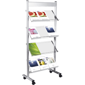 kerkmann Présentoir à brochures Ecoline, pour 12 x A4