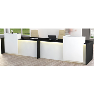 kerkmann Caisson mobile, 3 tiroirs, (P)600 mm, blanc