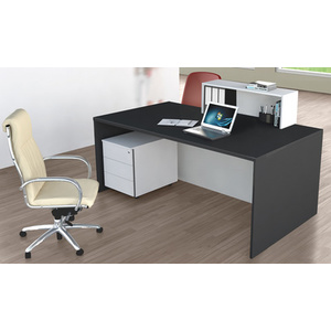 kerkmann Comptoir d'accueil Palermo, blanc/ antracite