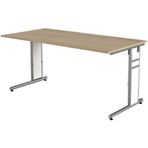 kerkmann Bureau Form 4, (L)1.200 mm, gris clair