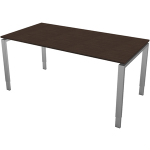 kerkmann Bureau Form 5, (L)1.600 x (P)800 mm, gris clair