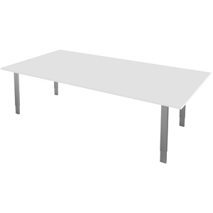 kerkmann Table de conférence Form 5, (L)2.000 mm, blanc