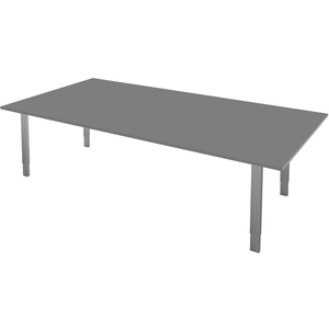 kerkmann Table de conférence Form 5, (L)2.000 mm, graphite