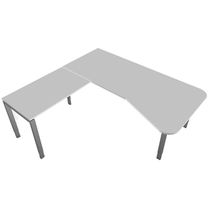 kerkmann Bureau pour ordinateur Form 5, support 4 pieds