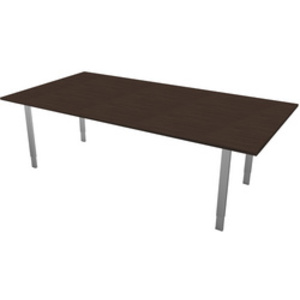 kerkmann Table de conférence Form 5, (L)2.000 mm, gris clair