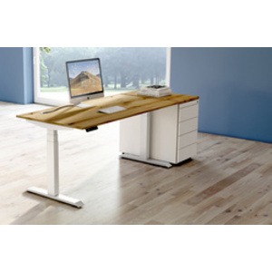 kerkmann Jeu de roulettes pour série de bureaux Move 4, noir