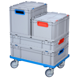 allit Chariot de transport ProfiPlus EuroRoll OS 600, rouge