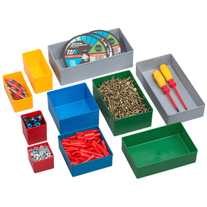 allit Casier EuroPlus Insert 63/1, taille: 1, rouge